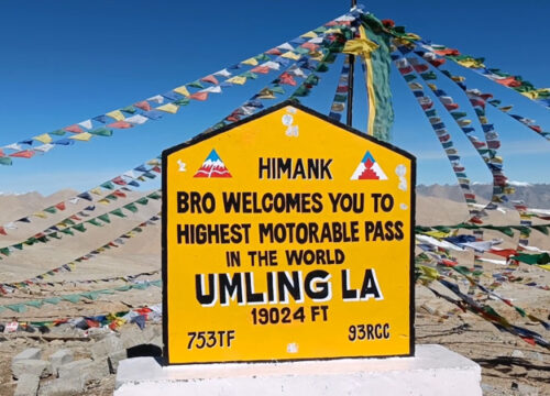 Srinagar to Leh with Hanle Umling-la Bike Tour 2024
